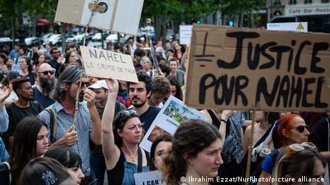 Miles salieron a protestar por la puerte de Nahel. Miles salieron a protestar por la puerte de Nahel.