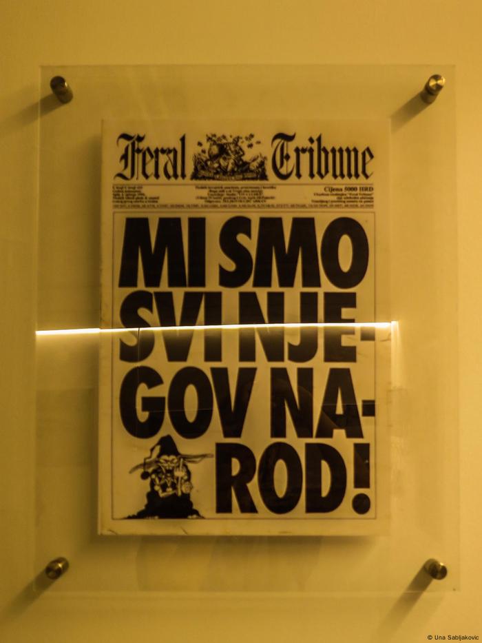 Jedna od naslovnih strana „Feral Tribjuna“