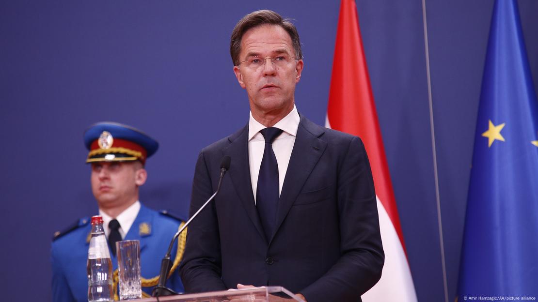 Mark Rutte gjatë një fjalimi