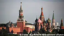 MOSCOW, RUSSIA - JUNE 16, 2021: A view of St Basil's Cathedral at the Moscow Kremlin. Valery Sharifulin/TASS