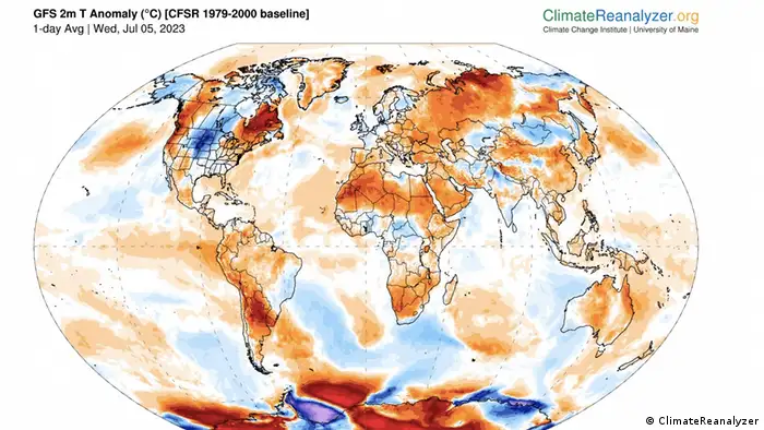 欧盟哥白尼气候变化服务机构：2023年是1850年有地球气温记录以来最热的一年