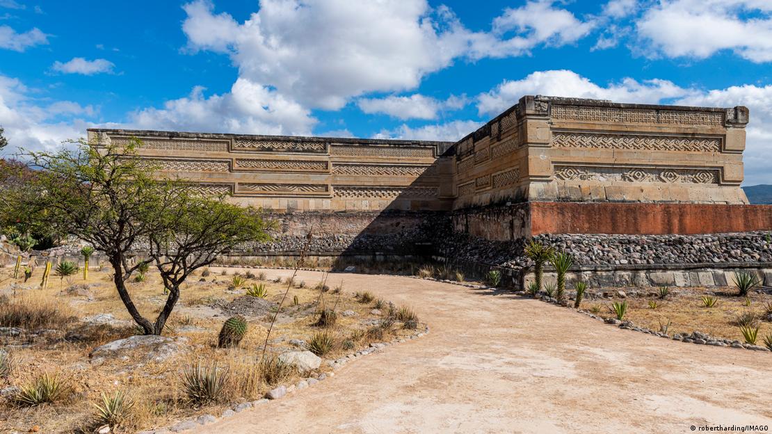 Yacimiento arqueológico de Mitla, de la cultura zapoteca.