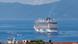 A cruise ship sails in Rijeka, Croatia. A cruise ship sails in Rijeka, Croatia.