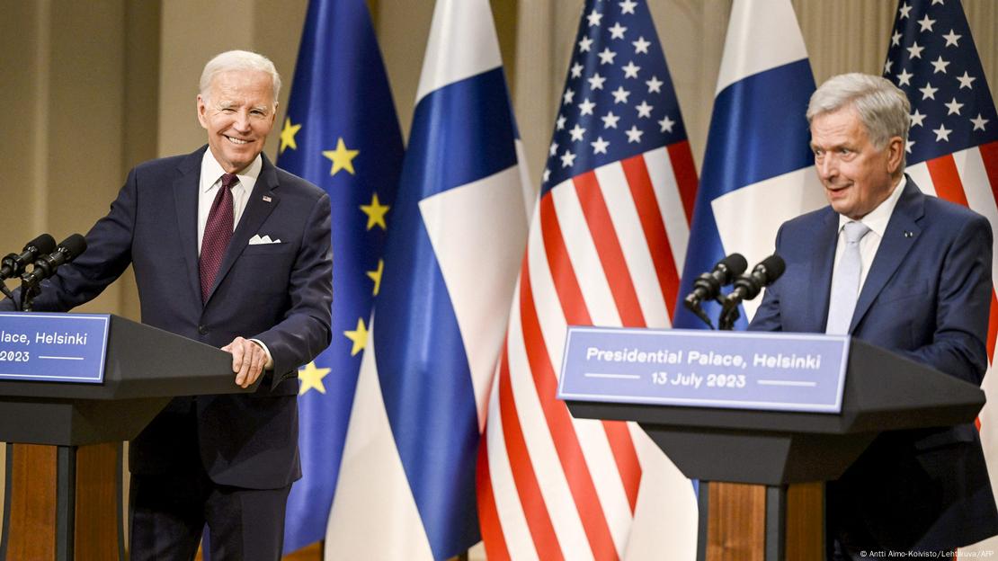 Finland USA Präsident Biden in PK