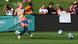 Chloe Kelly kicking a ball at the England camp in Bokarina, Australia Chloe Kelly kicking a ball at the England camp in Bokarina, Australia