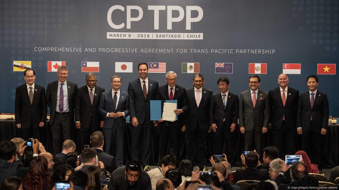 Ministers from 11 countries gathered in Chile's capital to sign the Comprehensive and Progressive Agreement for Trans-Pacific Partnership (CPTPP) on March 9, 2028.