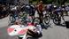 Cyclists on the ground after a major crash at the Tour de France Cyclists on the ground after a major crash at the Tour de France