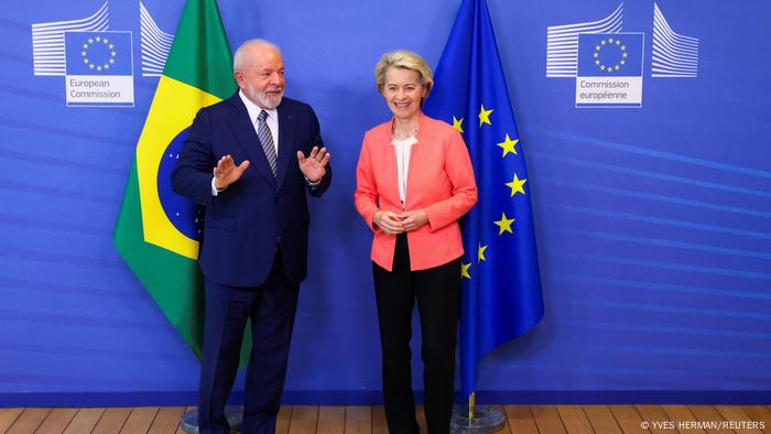 Lula e Von der Leyen reuniram-se nesta segunda-feira em Bruxelas