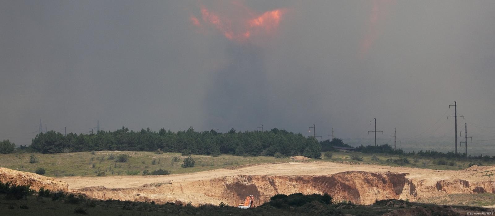 В Джанкое на севере Крыма горит военный аэродром – DW – 17.04.2024