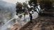 A firefighter spraying water in Greece amid raging wildfires A firefighter spraying water in Greece amid raging wildfires