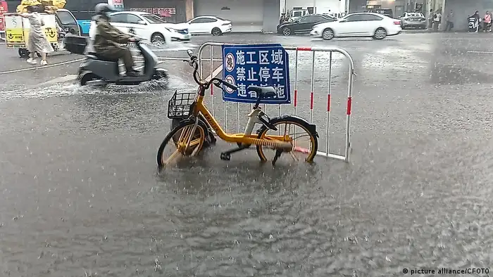 China Hochwasser Überschwemmung