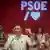 Ο Πέδρο Σάντσεθ, επικεφαλής του PSOE, κατά τη διάρκεια ομιλίας του