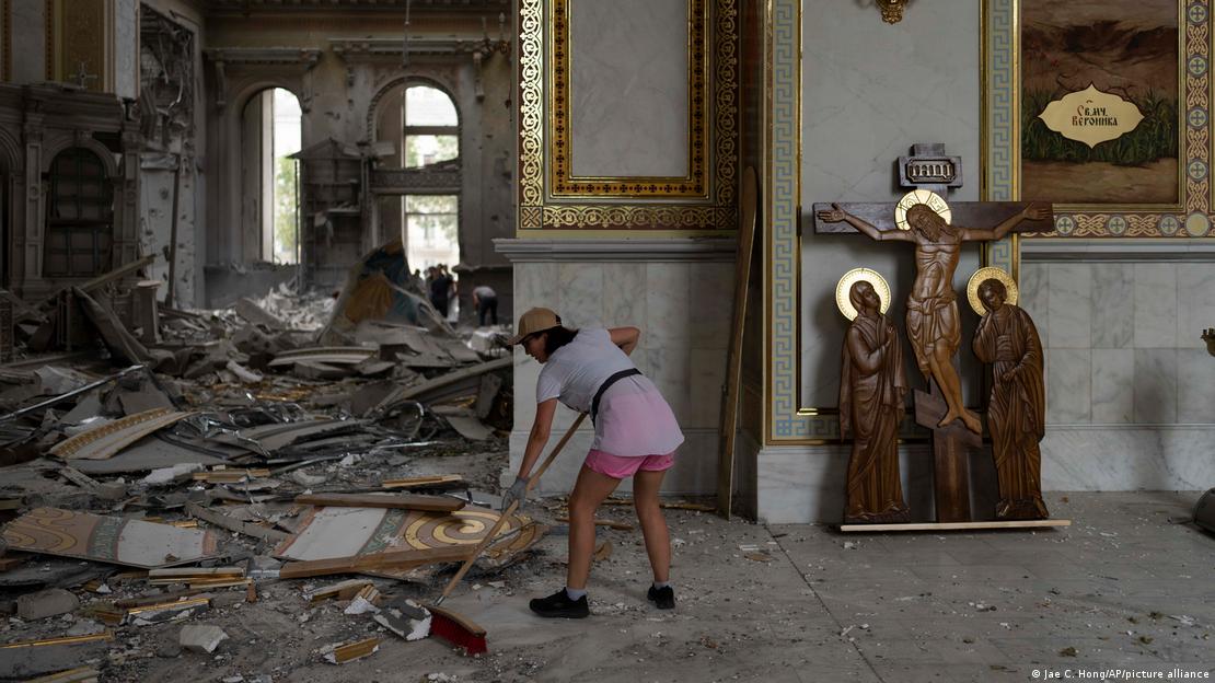 Ukraine |  Attack on Odessa Cathedral