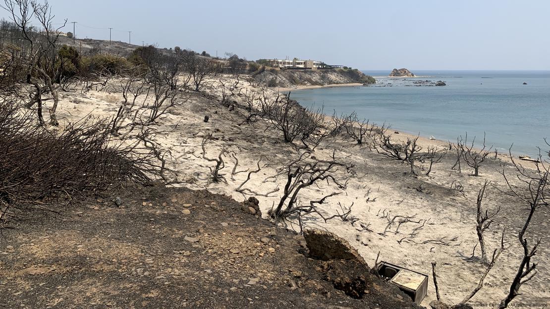 Καμένη παραλία της Ρόδου