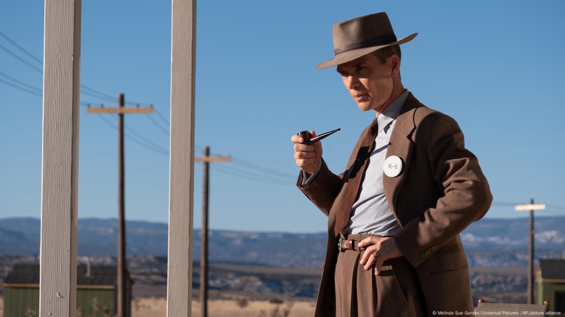Cillian Murphy como Robert Oppenheimer, en el set de filmación. (Archivo: 20.07.2023) Cillian Murphy como Robert Oppenheimer, en el set de filmación. (Archivo: 20.07.2023)