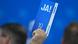 A delegate holds up a voting card with the word 'Ja!' (Yes) at the AfD 2023 Party Conference in Magdeburg, Germany A delegate holds up a voting card with the word 'Ja!' (Yes) at the AfD 2023 Party Conference in Magdeburg, Germany