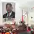 Cartaz com retrato do Presidente angolano João Lourenço 