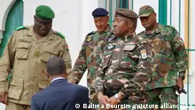 NIAMEY, NIGER - JULY 28: Abdourahmane Tchiani and other army commanders held a meeting in the capital, Niamey, Niger on July 28, 2023. Gen. Abdourahmane Tchiani, the head of NigerÄôs presidential guard, appeared on national television on Friday and declared himself the new leader of the country after a coup. Balima Boureima / Anadolu Agency