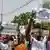 Manifestantes se tomaron las calles en respaldo del golpe en Niamey, la capital de Níger.