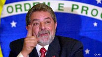 Pressekonferenz von Luiz Inacio Lula da Silva