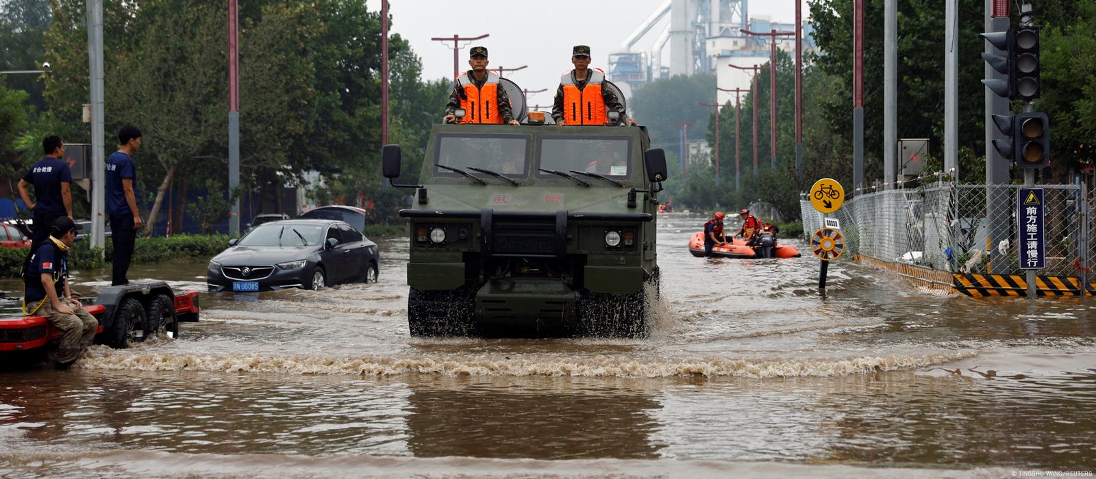 中国洪灾死亡人数增河北分洪撤近百万人– DW – 2023年8月2日