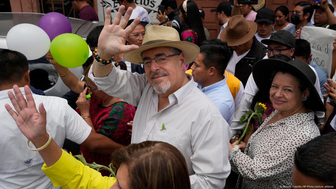 Bernardo Arévalo, candidato guatemalteco del Movimiento Semilla.