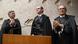 Novo ministro do Supremo Tribunal Federal, Cristiano Zanin (centro), é aplaudido pelos colegas Gilmar Mendes (dir.) e André Mendonça (esq.) durante cerimônia de posse nesta quinta-feira (03/08). Novo ministro do Supremo Tribunal Federal, Cristiano Zanin (centro), é aplaudido pelos colegas Gilmar Mendes (dir.) e André Mendonça (esq.) durante cerimônia de posse nesta quinta-feira (03/08).