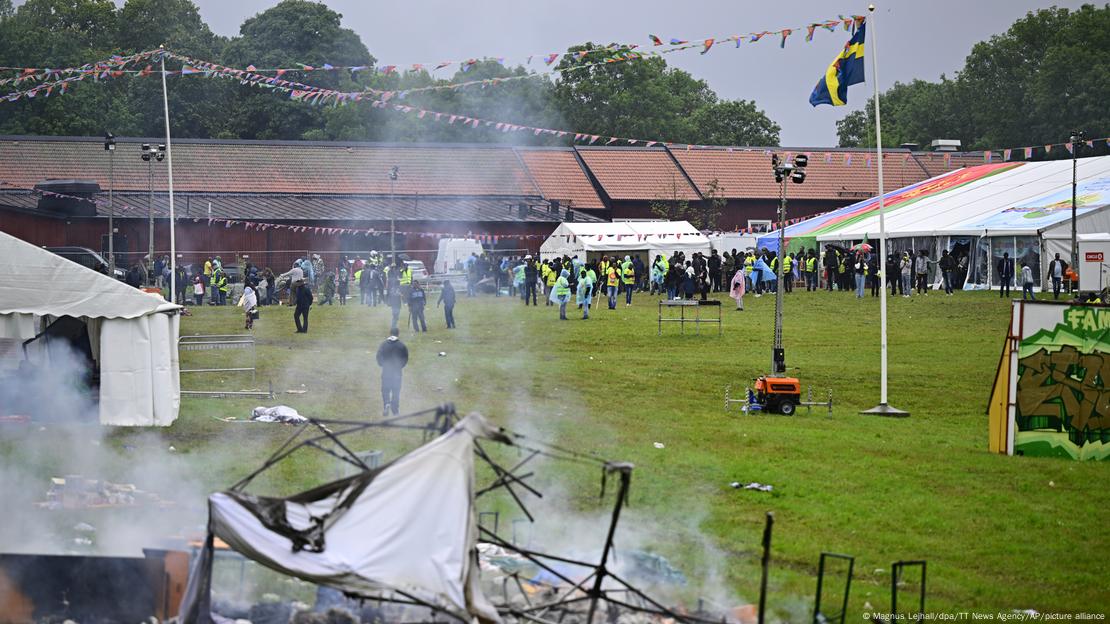 Schweden Ausschreitungen bei eritreischem Festival in Stockholm