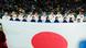 The Japanese women's team line up ahead of the World Cup g ame against Norway The Japanese women's team line up ahead of the World Cup g ame against Norway