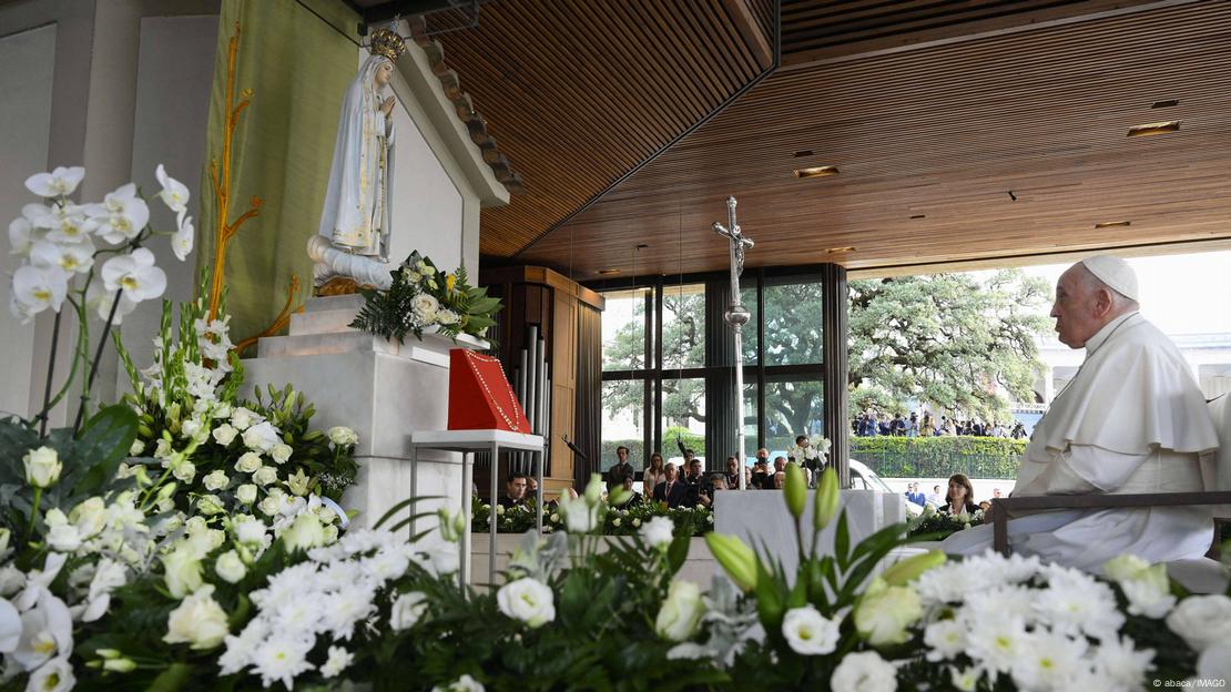Papa Francisco en Fátima. Papa Francisco en Fátima.