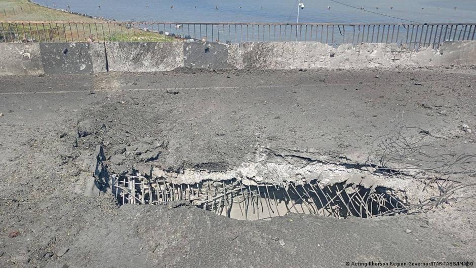 Ukraine updates: Kyiv claims Crimea bridge strike