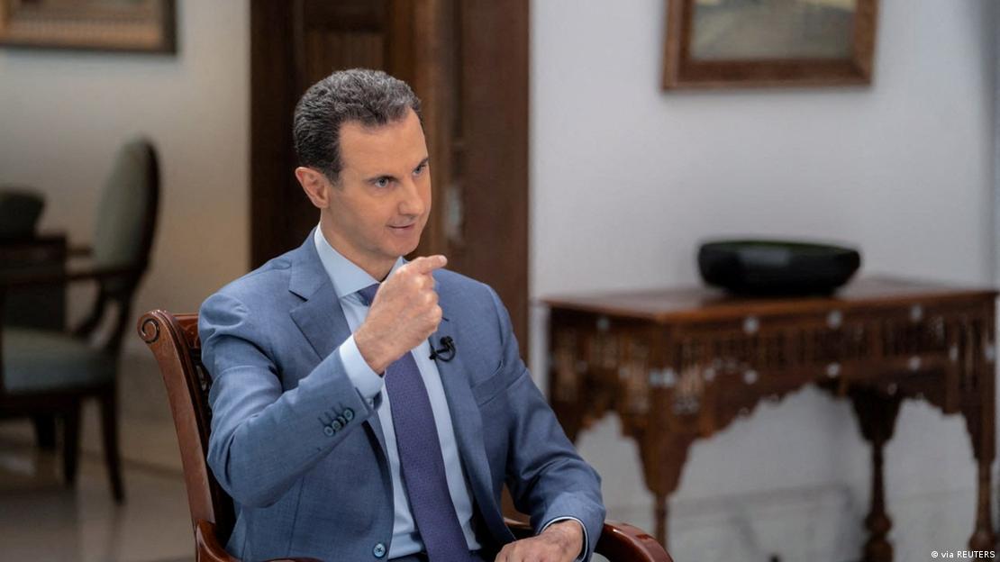 Syrien Damaskus Präsident Assad im Interview