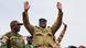 Niger General Mohamed Toumba waves at supporters in Niamey Niger General Mohamed Toumba waves at supporters in Niamey