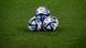 World Cup footballs sitting on a green field World Cup footballs sitting on a green field
