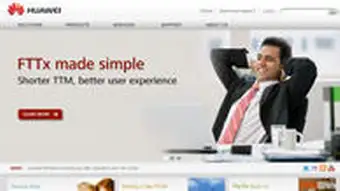 Screenshot der Seite huawei.com The telecom company that sold censorship technologies to Iran Huawei telecom provider Link: http://www.huawei.com/en/