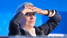 29.07.2023****Alice Weidel, AfD-Bundesvorsitzende und Fraktionsvorsitzende der AfD, sitzt im Plenum der AfD Europawahlversammlung in der Messe Magdeburg.
