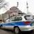 سيارة شرطة تقف أمام مسجد لجمعية ديتيب أثناء صلاة الجمعة 21.02.2020