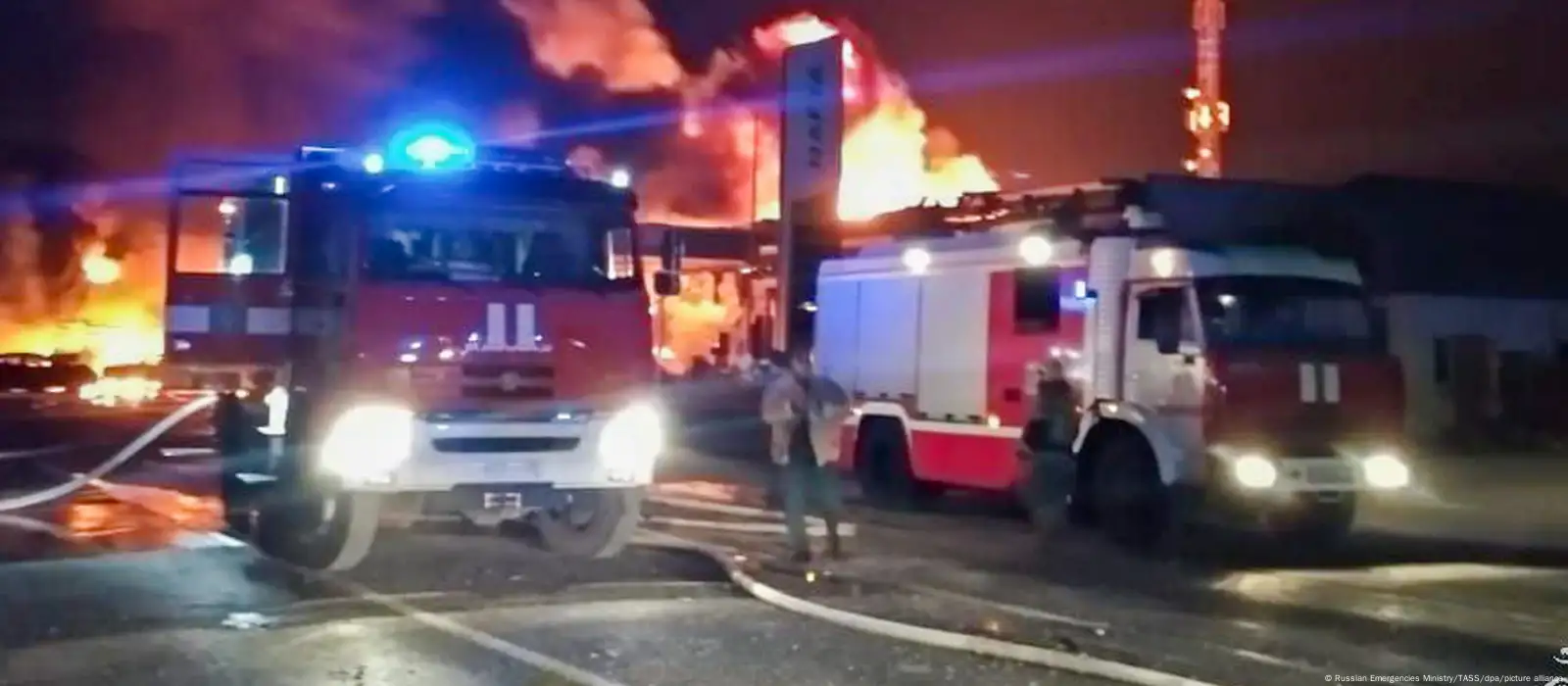 Russia: Deadly fire erupts at gas station in Dagestan – DW – 08/15/2023