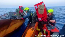 deutsche Rettungsschiff Humanity 1 im Mittelmeer