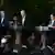 美国总统拜登、韩国总统尹锡悦和日本首相岸田文雄8月18日在戴维营峰会的新闻会上