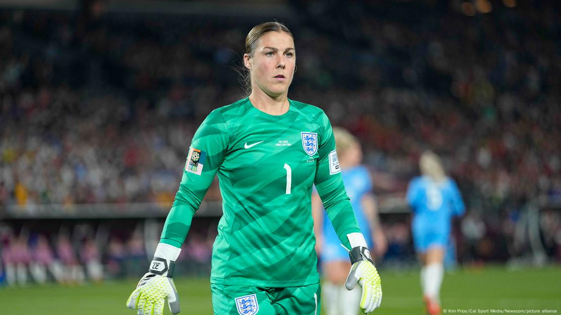 England goalkeeper Mary Earps at the World Cup final