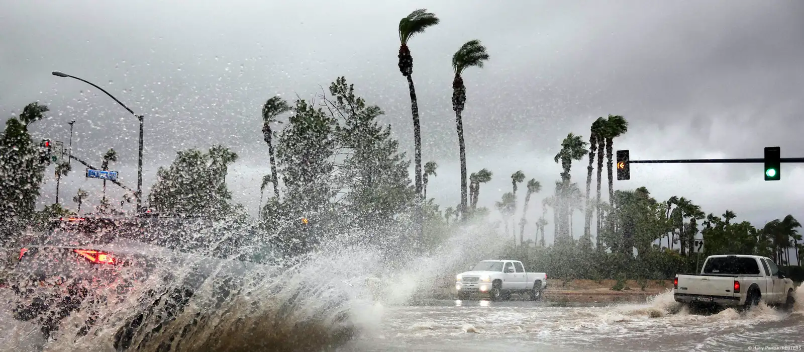 We're not built for this.' Tropical Storm Hilary batters