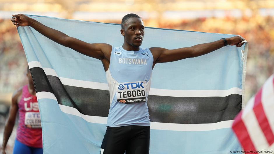 Athlétisme Letsile Tebogo historique sur le 100m DW 20/08/2023