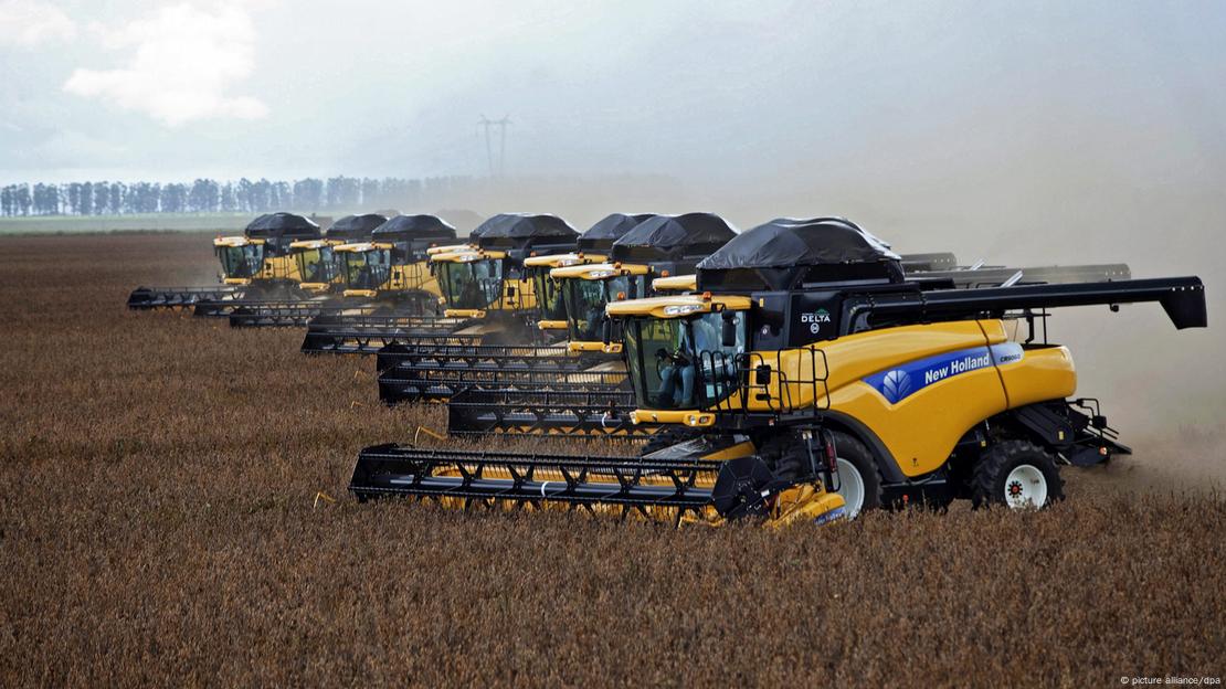 Tractores en Brasil.