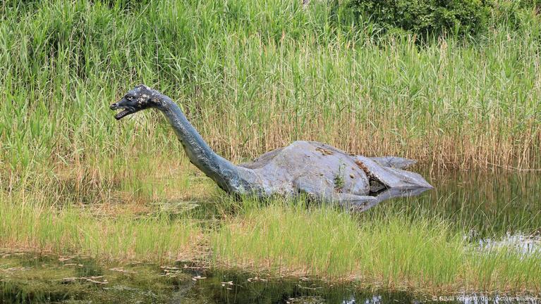 No, not a person. Simply a Loch Ness monster who is really hoping