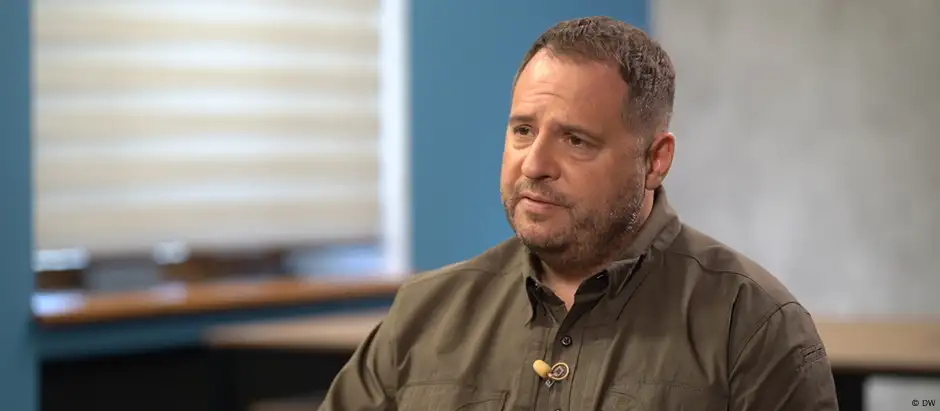 Andrii Yermak in a DW interview