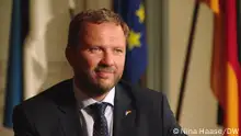 Margus Tsahkna in a DW interview