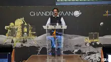 Here are two pictures of the ISRO chairman S. Somanath.
The pictures have been provided by ISRO itself and they have given DW permission to use