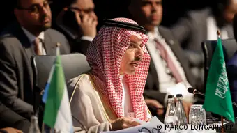 وزير الخارجية السعودي فيصل بن فرحان في قمة مجموعة بريكس بجنوب أفريقيا (24.08.2023).