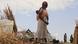 Una refugiada sudanesa en un campo de Chad. Una refugiada sudanesa en un campo de Chad.